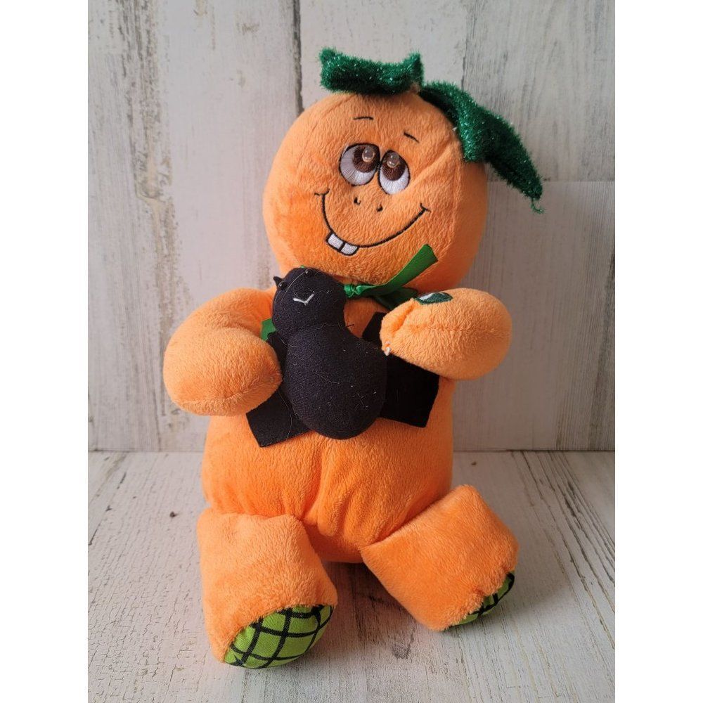 Halloween plush pumpkin bad AS IS toy figure home decor‎